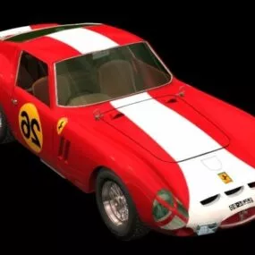 Ferrari 250 Gto Racing Car 3d model