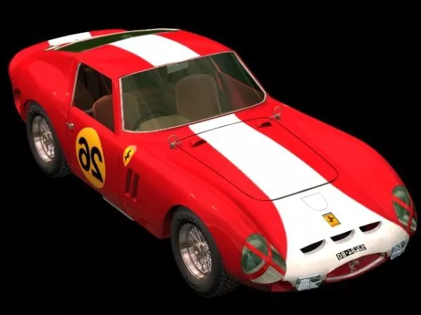 Ferrari 250 Gto Racing Car 3d model Ferrari 250 Gto Racing Car 3d model