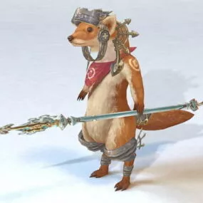 Ferret Warrior 3d model