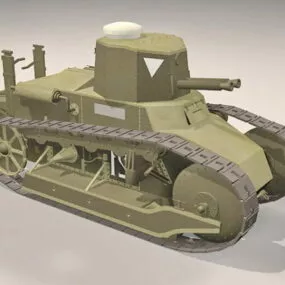 Fiat 3000 Light Tank 3d model