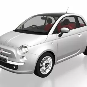 Fiat 500 City Car 3d model