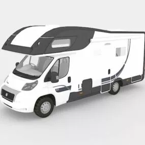 Car Fiat Ducato Campervan 3d model