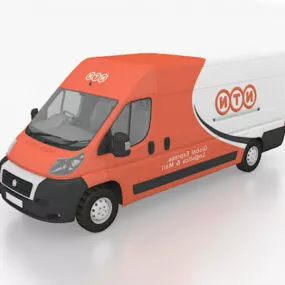 Fiat Van Ducato Commercial 3d model