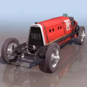 Fiat Mefistofele Racing Car 3d model
