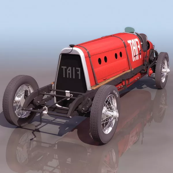 Fiat Mefistofele Racing Car 3d model Fiat Mefistofele Racing Car 3d model
