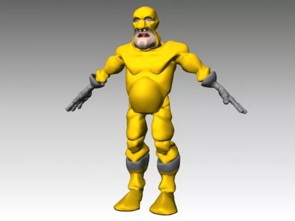 Fictional Humanoid Creature Character 3d model Fictional Humanoid Creature Character 3d model
