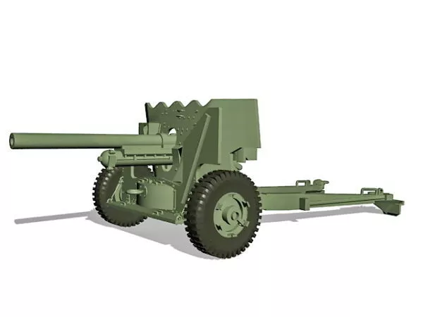 Military Field Artillery 3d model Military Field Artillery 3d model