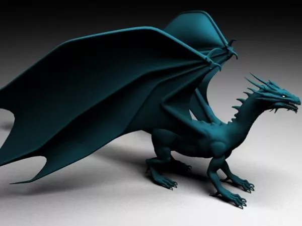 Shape Dragon Character 3d model