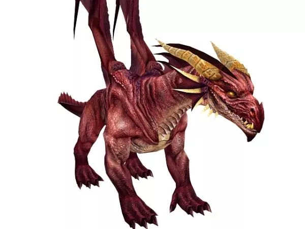 Evil Dragon Head 3d model
