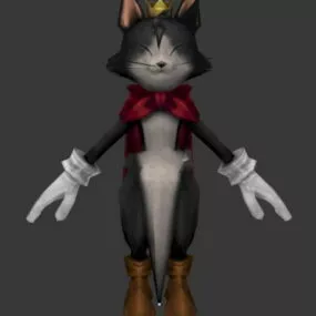 Final Fantasy Character Cait Sith 3d model