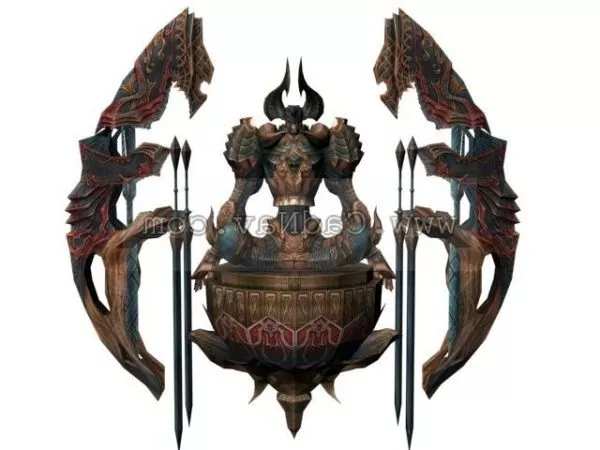 Final Fantasy Character Chaos Walker Of The Wheel 3d model Final Fantasy Character Chaos Walker Of The Wheel 3d model