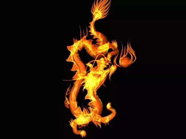 Fire Dragon Flying 3d model