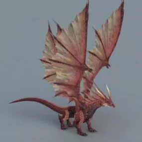Fire Dragon 3d model