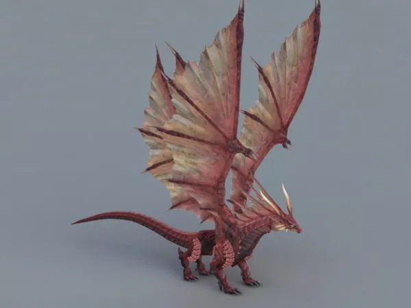Fire Dragon 3d model Fire Dragon 3d model