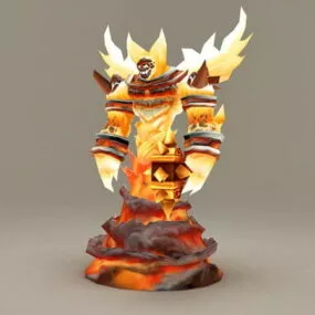 Fire Lord Ragnaros 3d model