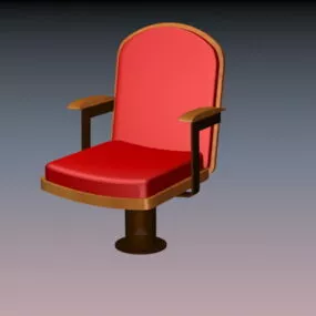 Fixed Auditorium Seating 3d model
