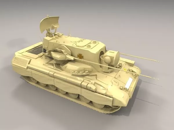 Plz Self Propelled Howitzer 3d model