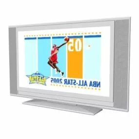 Flat-screen Tv 3d model
