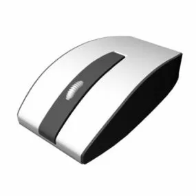 Flat Computer Mouse 3d model
