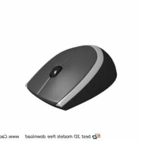 Flat Wireless Computer Mouse 3d model