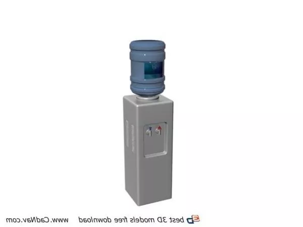Floor Standing Water Dispenser 3d model Floor Standing Water Dispenser 3d model