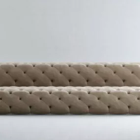 Floor Cushion Couch Furniture 3d model