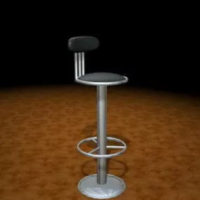 Floor Mount Bar Stool 3d model