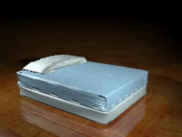 Floor Style Mattress Bed 3d model Floor Style Mattress Bed 3d model