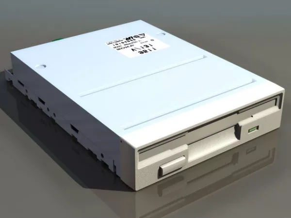 Black Kingston Flash Drive 3d model