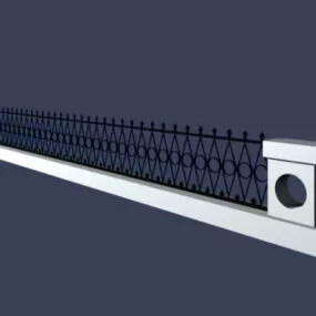 Flower Bed Fence 3d model