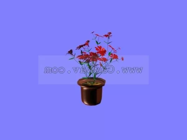 Flower Pot 3d model Flower Pot 3d model