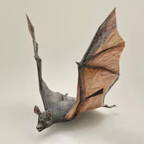 Flying Bat Animal 3d model