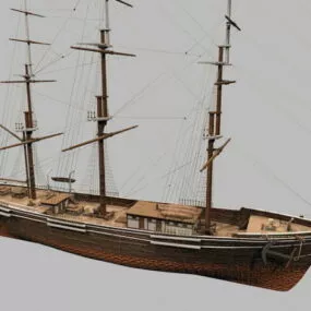 Flying Cloud Clipper Ship 3d model