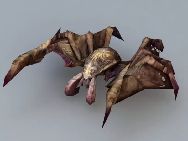 Wild Desert Spider 3d model