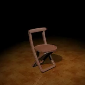 Folding Bar Stool 3d model