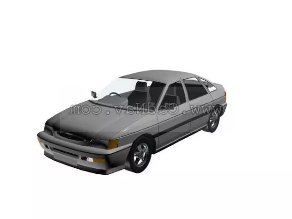 Ford Escort Car 3d model Ford Escort Car 3d model