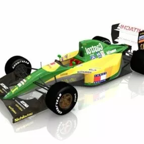 Ford F1 Sports Racing Car 3d model