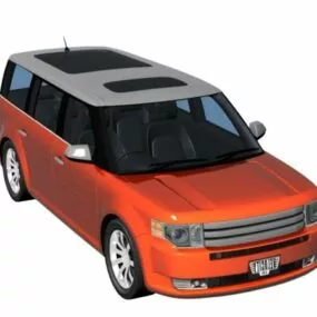 Ford Flex Crossover Suv 3d model