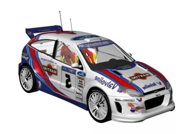 Racing Car Ford Focus Rs Wrc 3d model Racing Car Ford Focus Rs Wrc 3d model