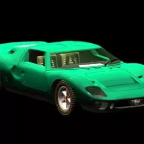 Ford Gt40 Roadster 3d model