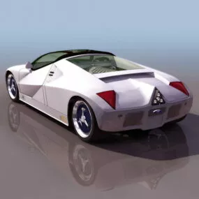 Ford Gt90 Concept Car 3d model
