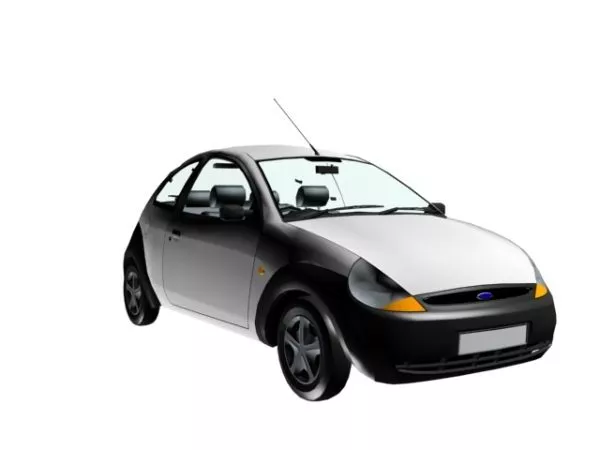 Ford Ka City Car 3d model Ford Ka City Car 3d model