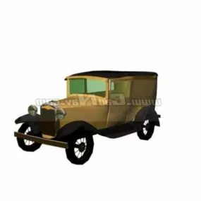 Ford Model A Tudor 3d model
