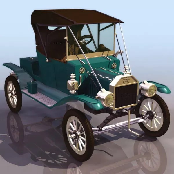 Ford Model T Automobile 3d model Ford Model T Automobile 3d model