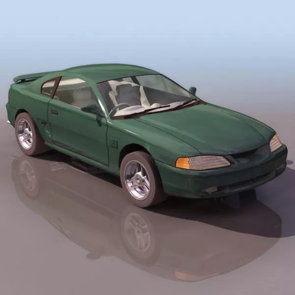 Ford Mustang Automobile Pony Car 3d model Ford Mustang Automobile Pony Car 3d model