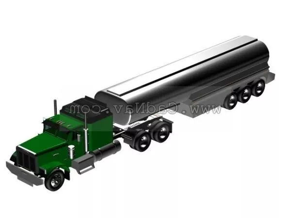Car Ford Tanker 3d model Car Ford Tanker 3d model