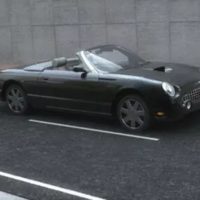 Ford Thunderbird Personal Luxury Car 3d model