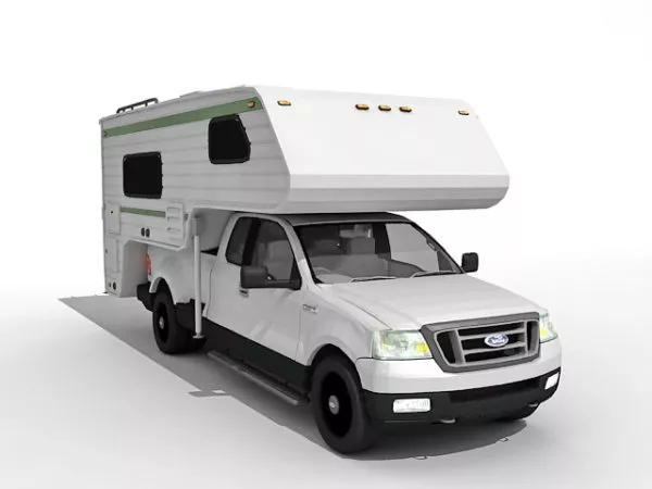 Ford Based Camper 3d model Ford Based Camper 3d model