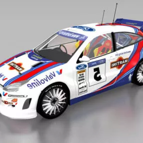 Ford Race Car 3d model