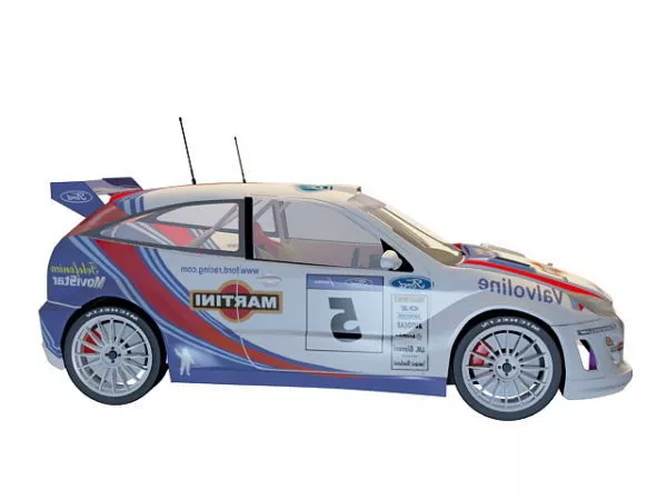 Ford Racing Car 3d model Ford Racing Car 3d model